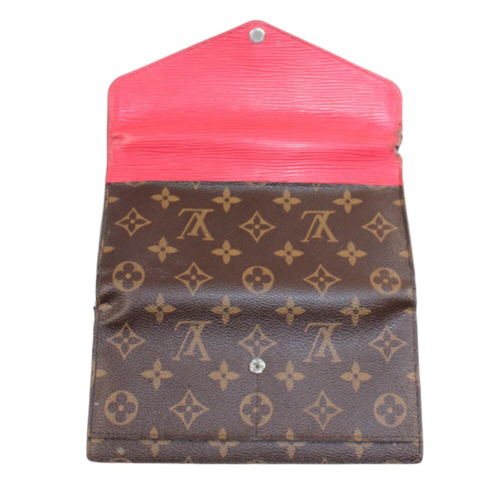Louis Vuitton Pigment Marie-Lou Monogram & Red Long Wallet - Picture 5 of 9